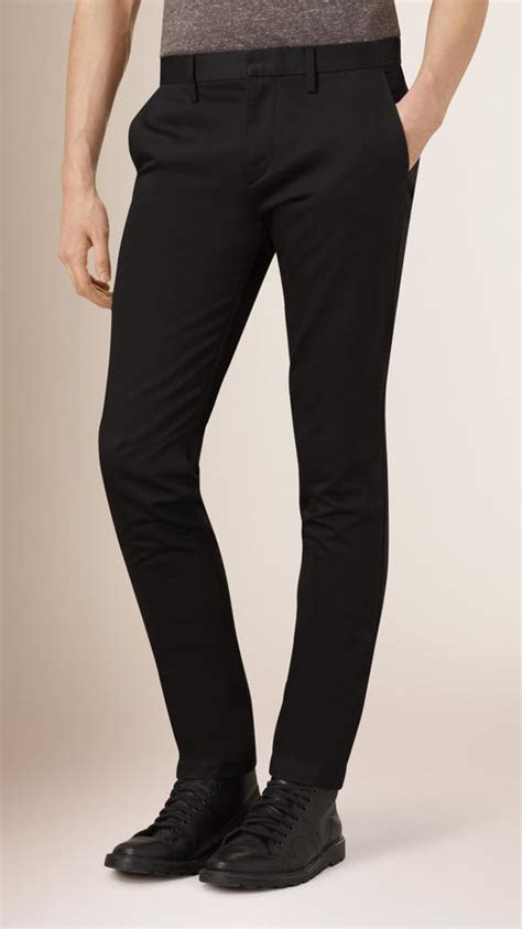 burberry brit slim fit linen & cotton trousers|burberry her fragrance.